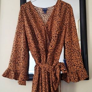 Animal print jumpsuit